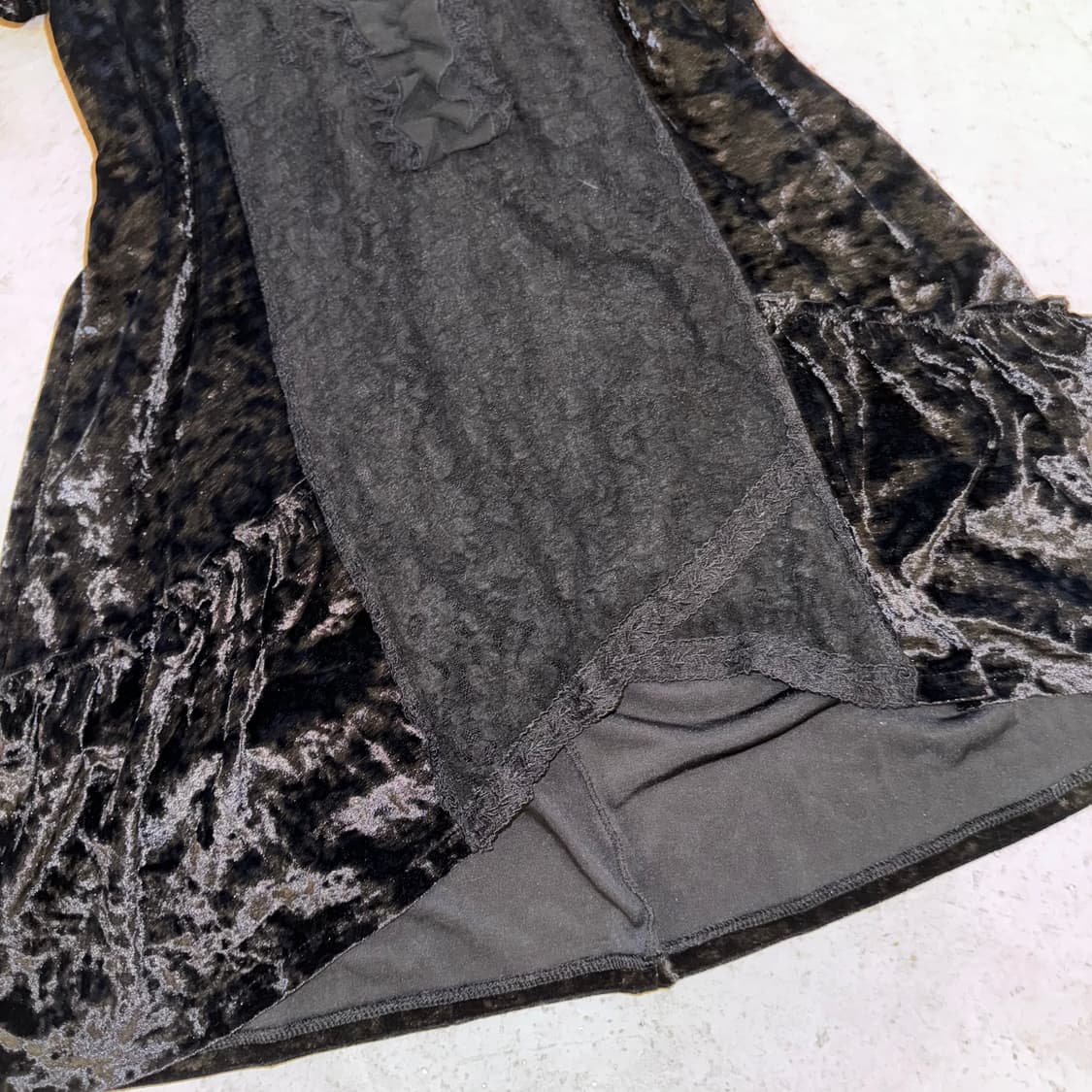 (데드스탁)AXES FEMME 벨벳 원피스 상품이미지5