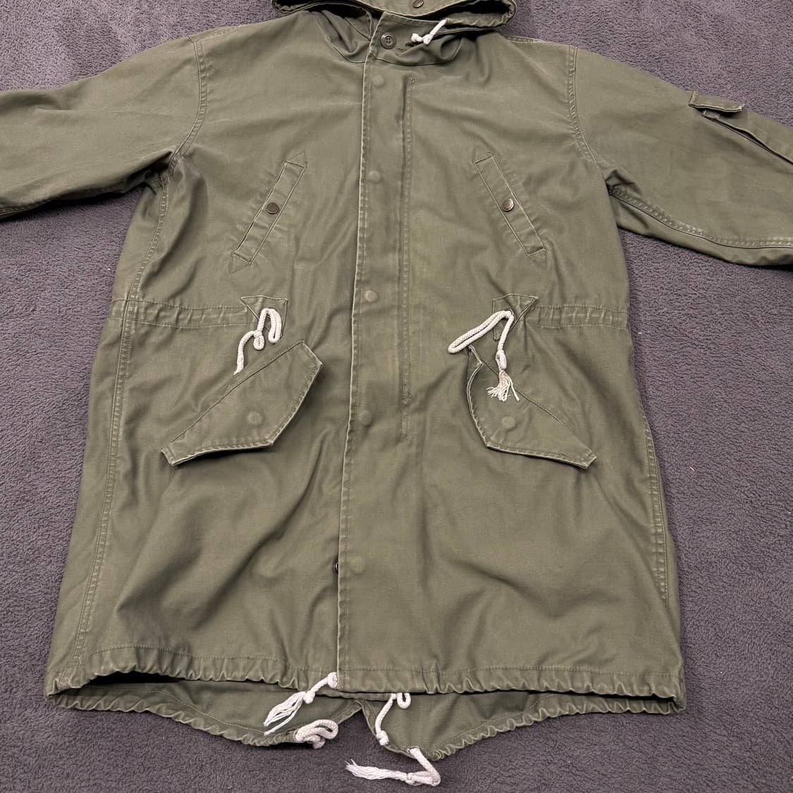 [정품/S] 알파인더스트리 더스터 M-51 피쉬테일 파카 c1 상품이미지3