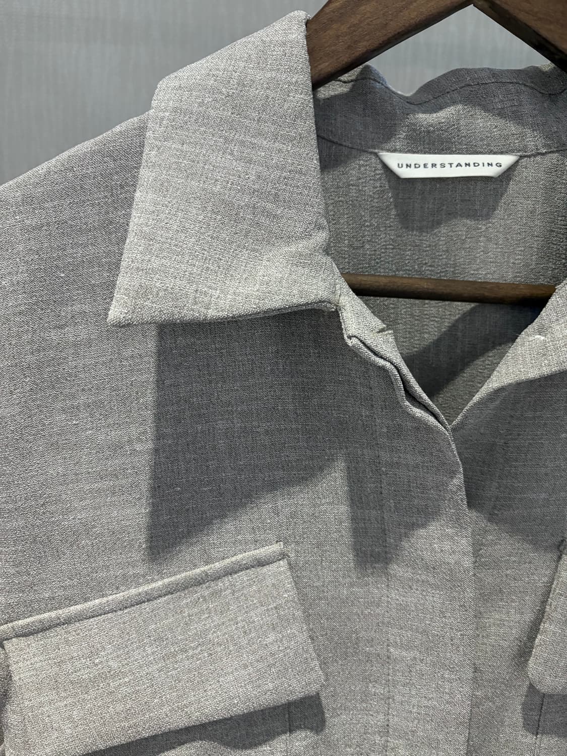 그레이 반팔 원피스 상품이미지2