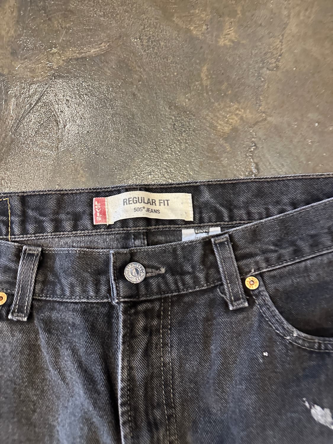 00s Levis 리바이스 505 블랙진 W36 L32 상품이미지3