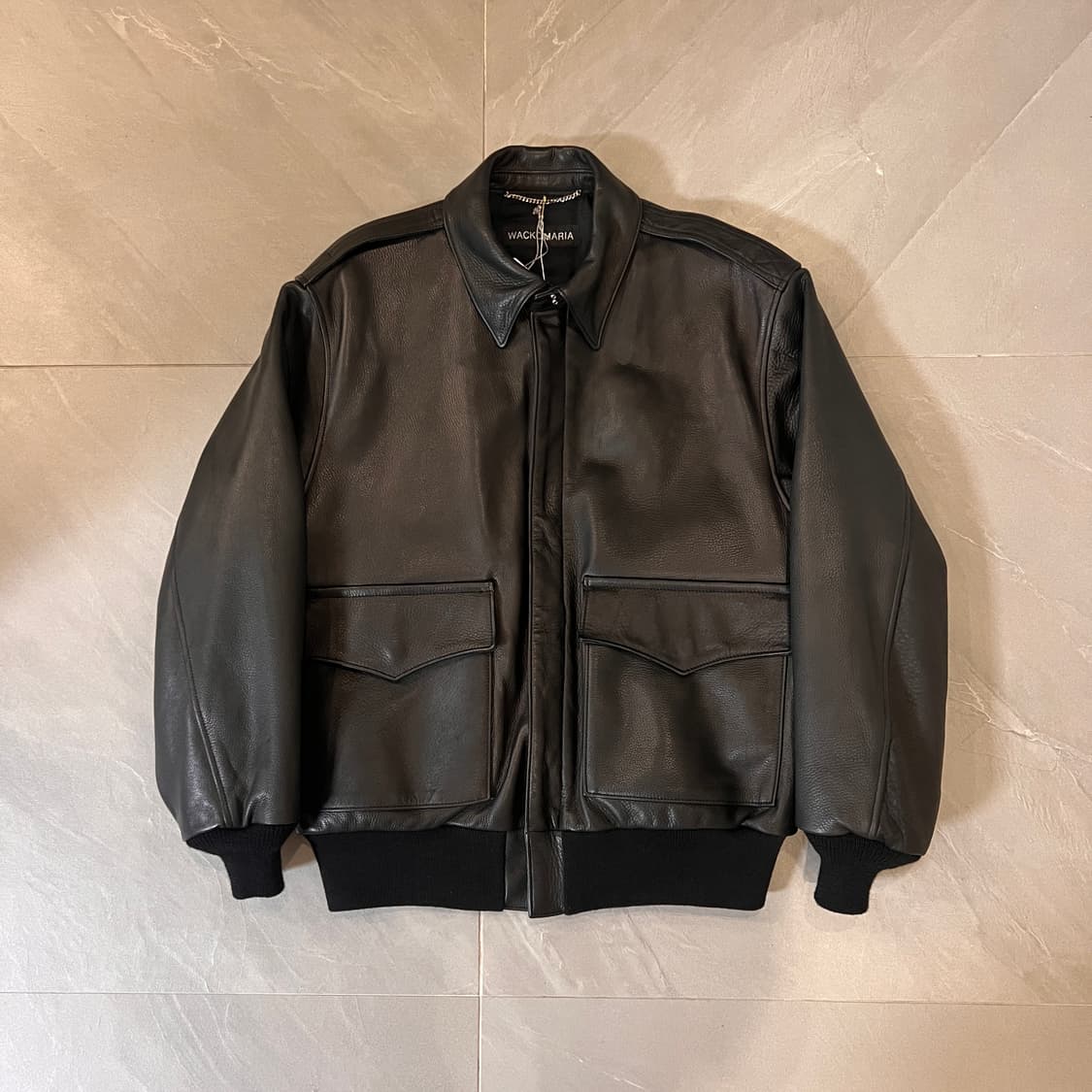 와코마리아 / 24FW A-2 가죽자켓 / M 상품이미지6