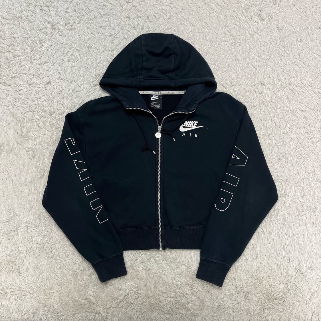 Nike black zip-up hoodie 상품이미지4