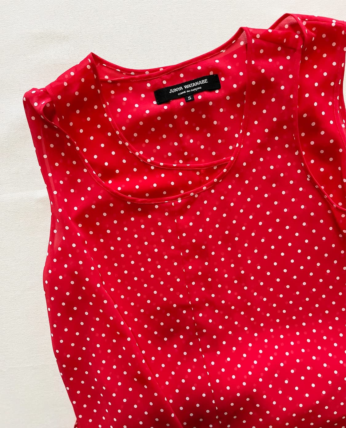 JUNYA WATANABE dot red dress 상품이미지9