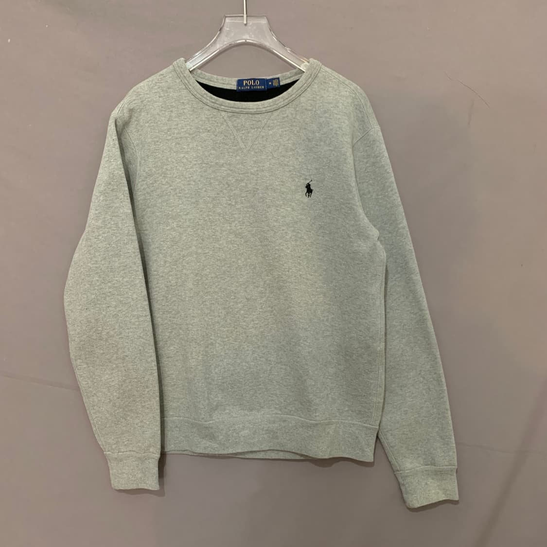 M 폴로랄프로렌 크루넥 포니 멜란지 기모 스웻셔츠 맨투맨 상품이미지1