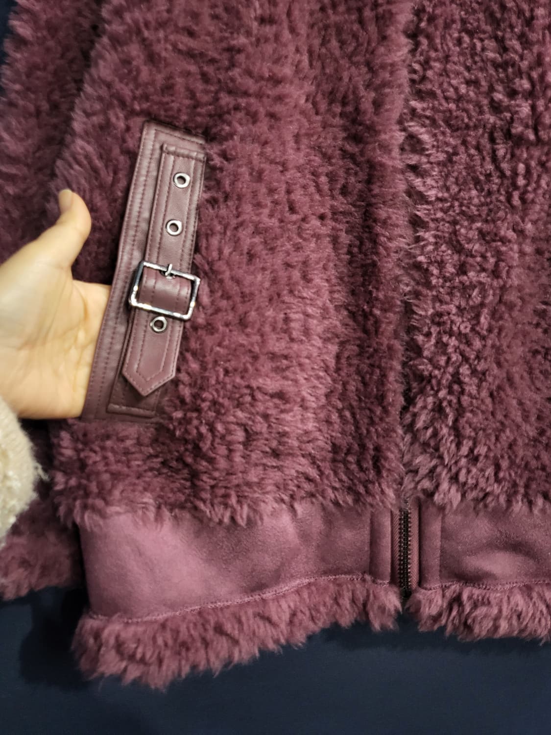 아뜰리에 양모 무스탕 오버핏 상품이미지4