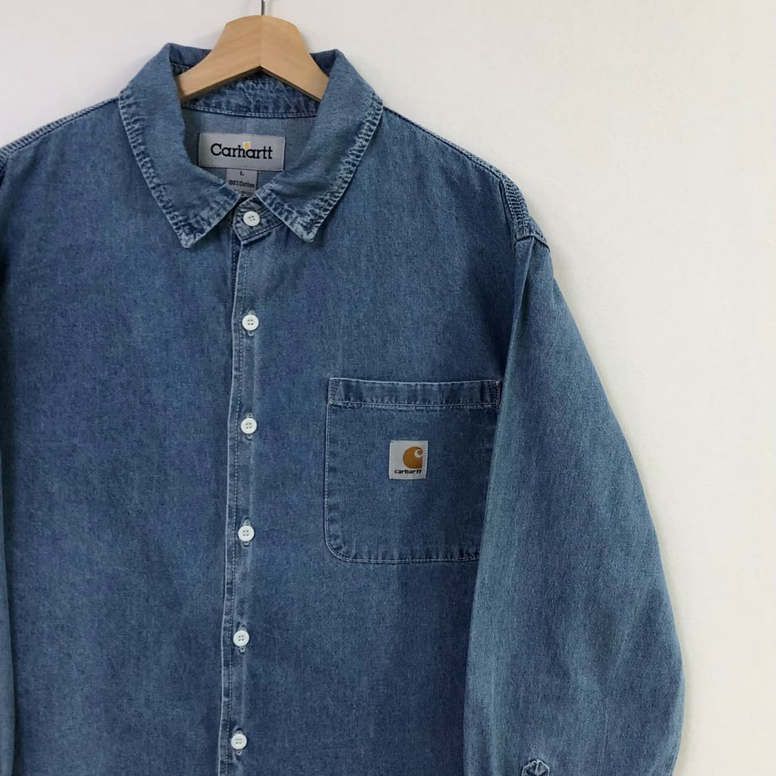 L 칼하트 데님 셔츠 상품이미지1