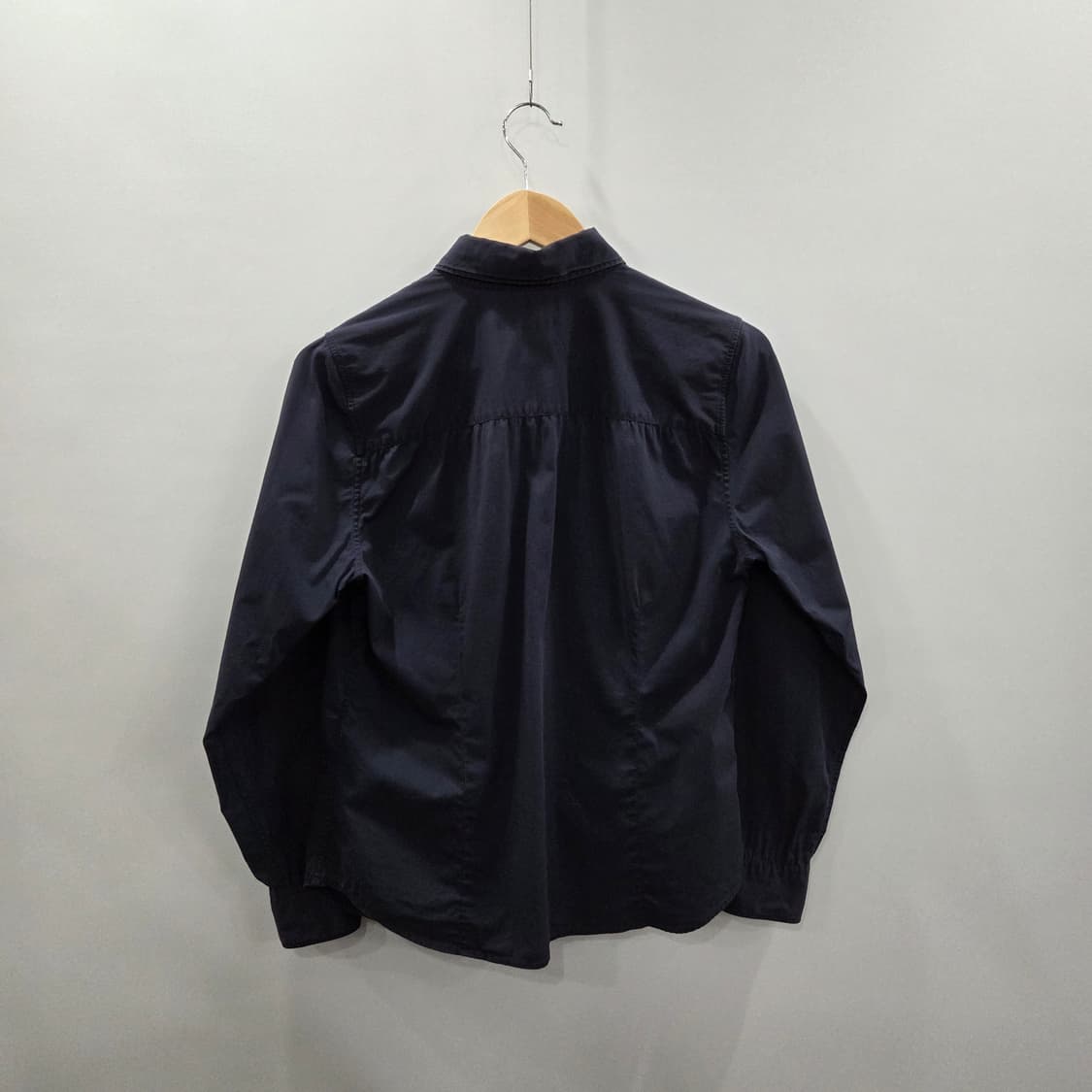 폴로진스 우먼 솔리드 셔츠 네이비 L 상품이미지5