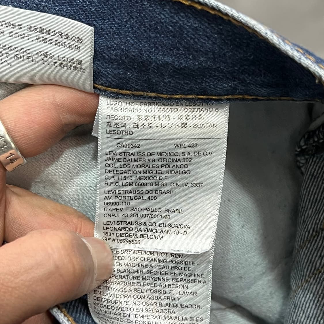  리바이스 517 블랭크탭 데님 팬츠 y15032 상품이미지7