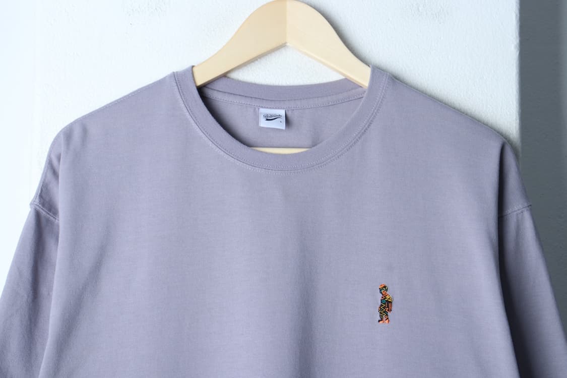 (L-XL) 파르티멘토 반팔 티셔츠 오버핏 퍼플 올드스쿨-H32576 상품이미지3