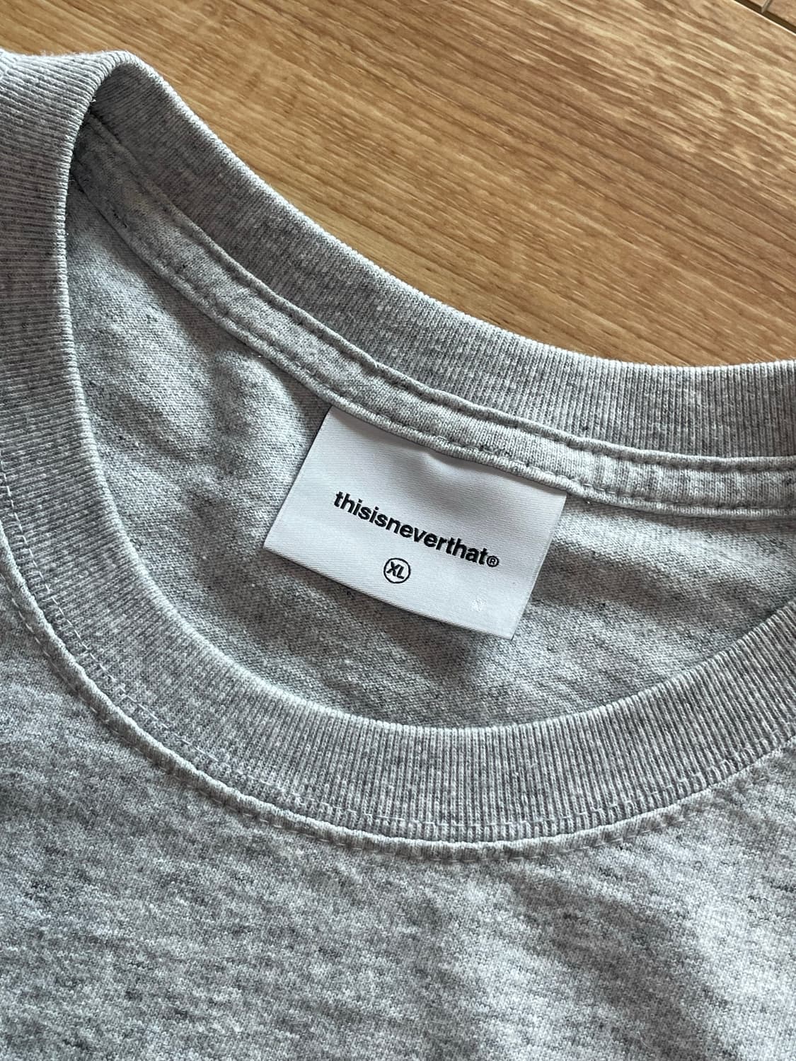 디스이즈네버댓 어스 티셔츠 헤더 그레이 상품이미지2