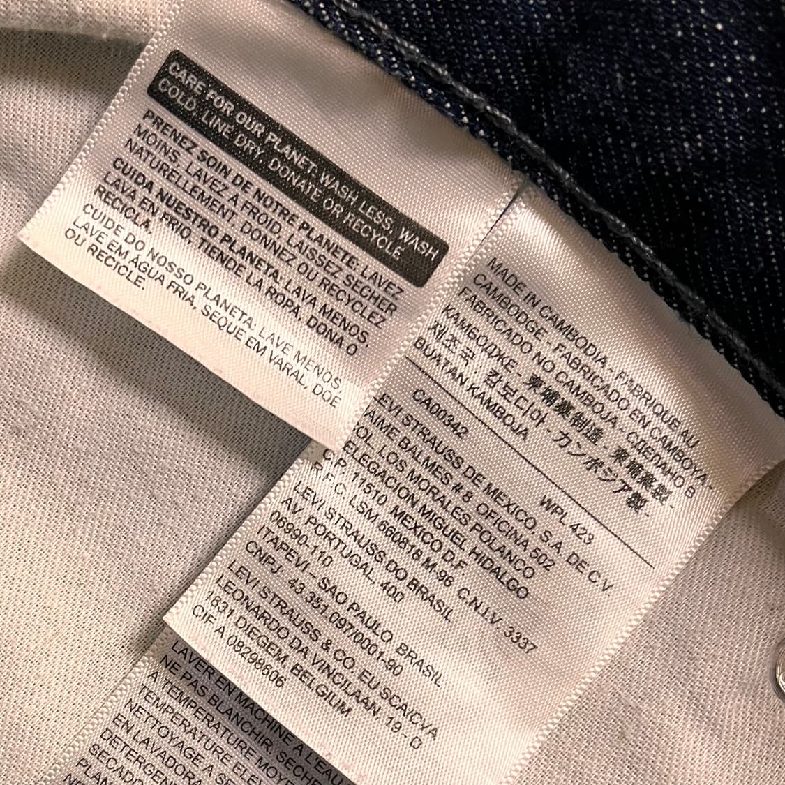 리바이스 508 데님팬츠 W34 L32 상품이미지5