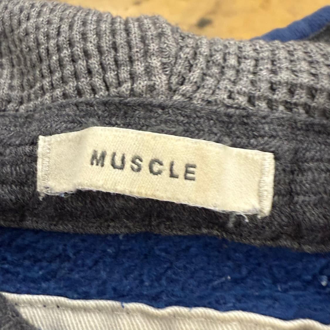 muscle 블루 후드집업 상품이미지6