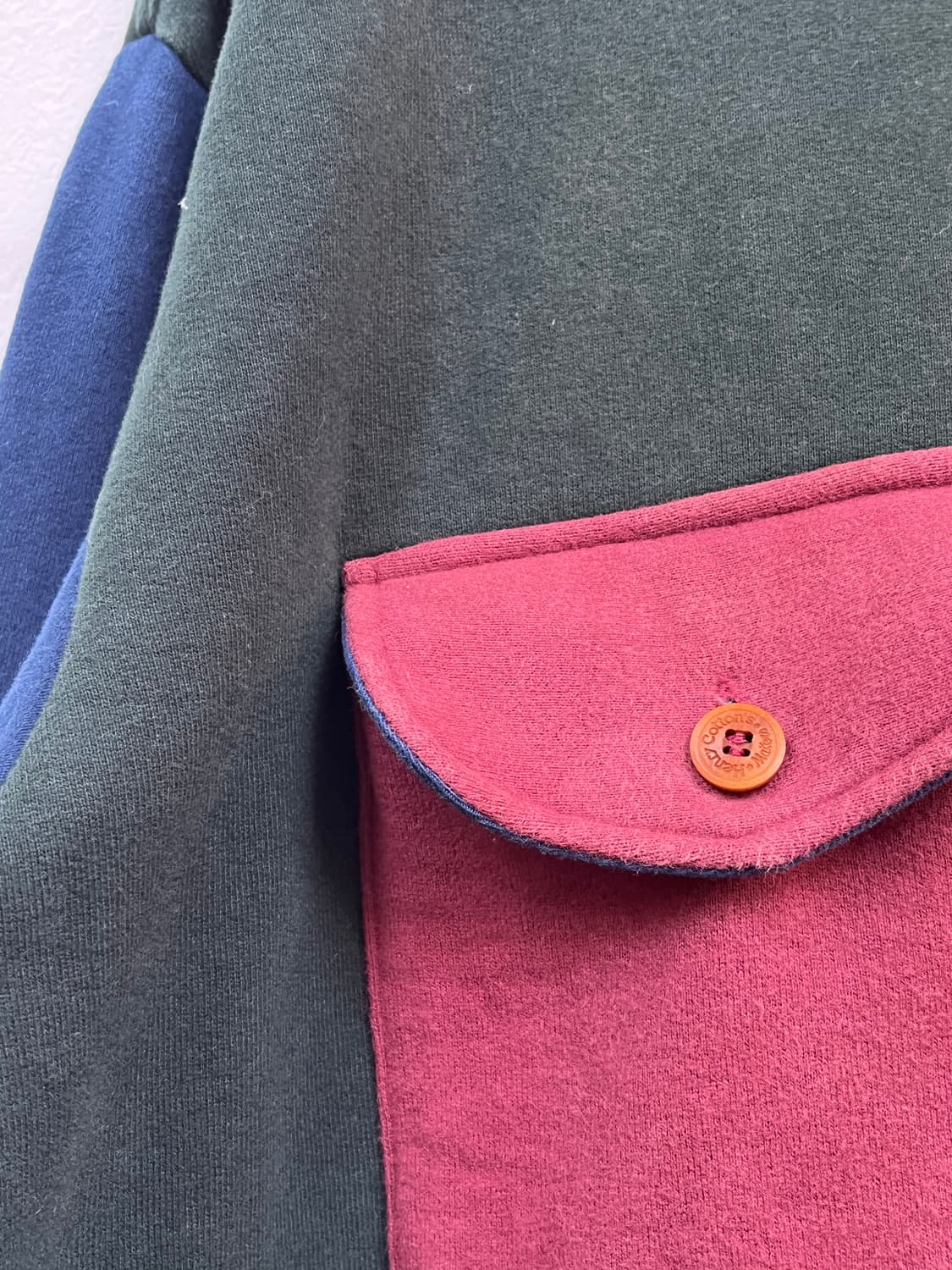 Henry Cotton s 컬러 블록 셔츠 L 상품이미지3