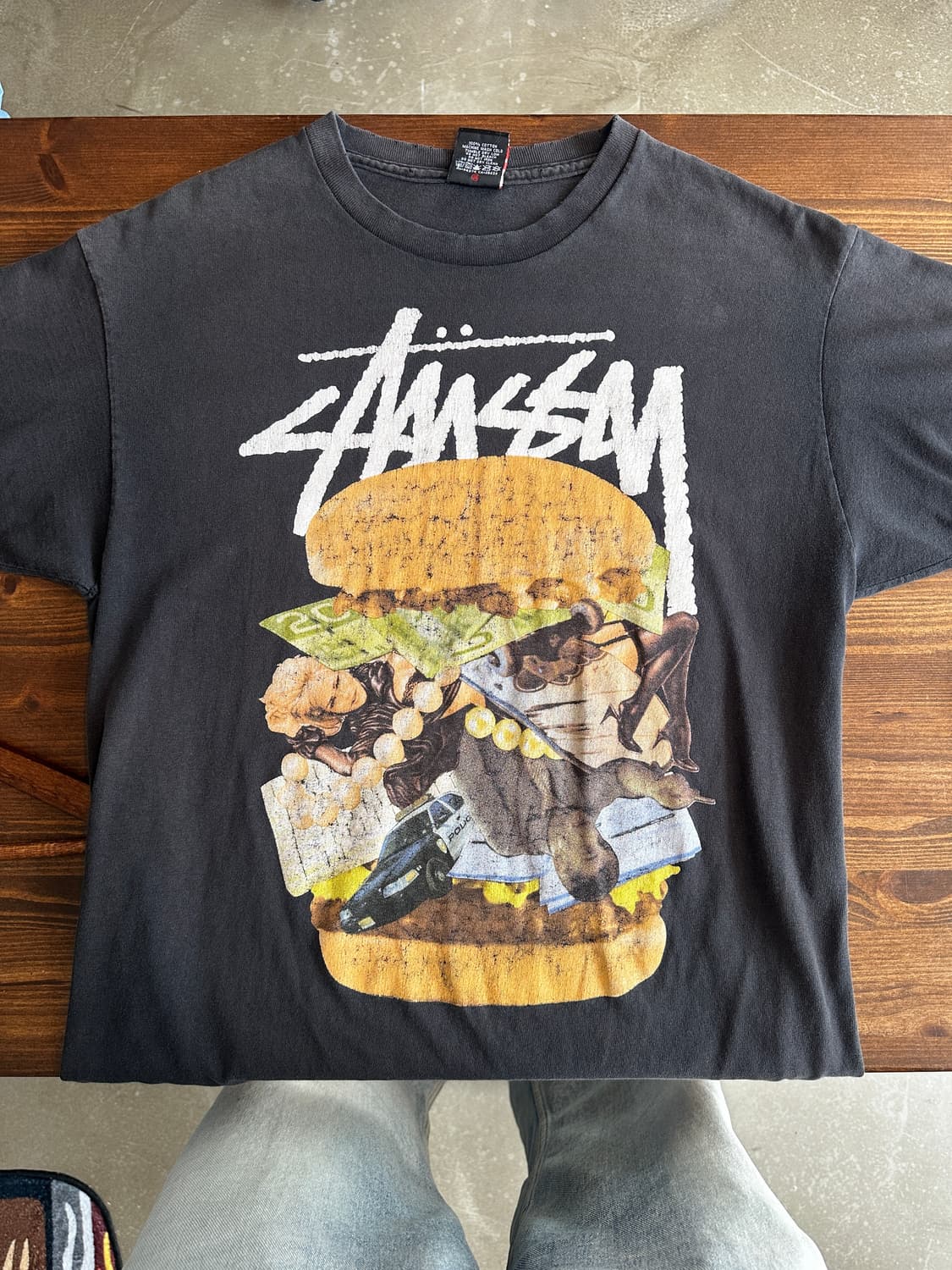00s stussy 스투시 그래픽 반팔 티셔츠 상품이미지3