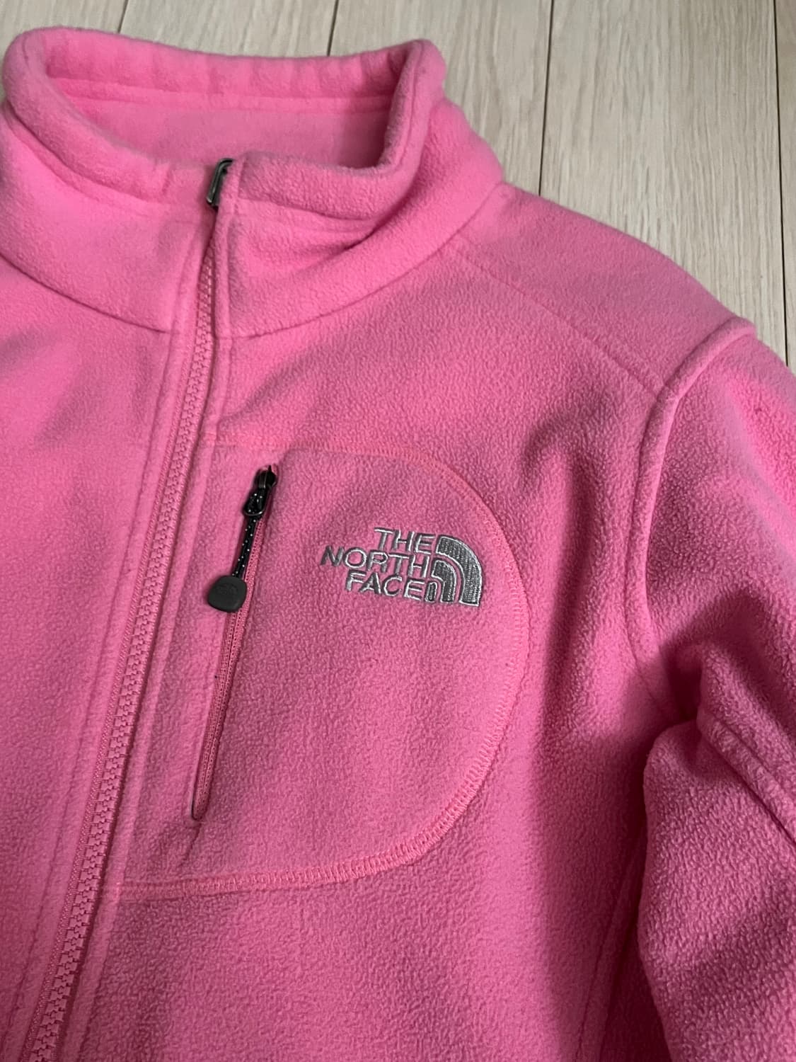 노스페이스 핑크 후리스 플리스 집업 y2k 상품이미지2