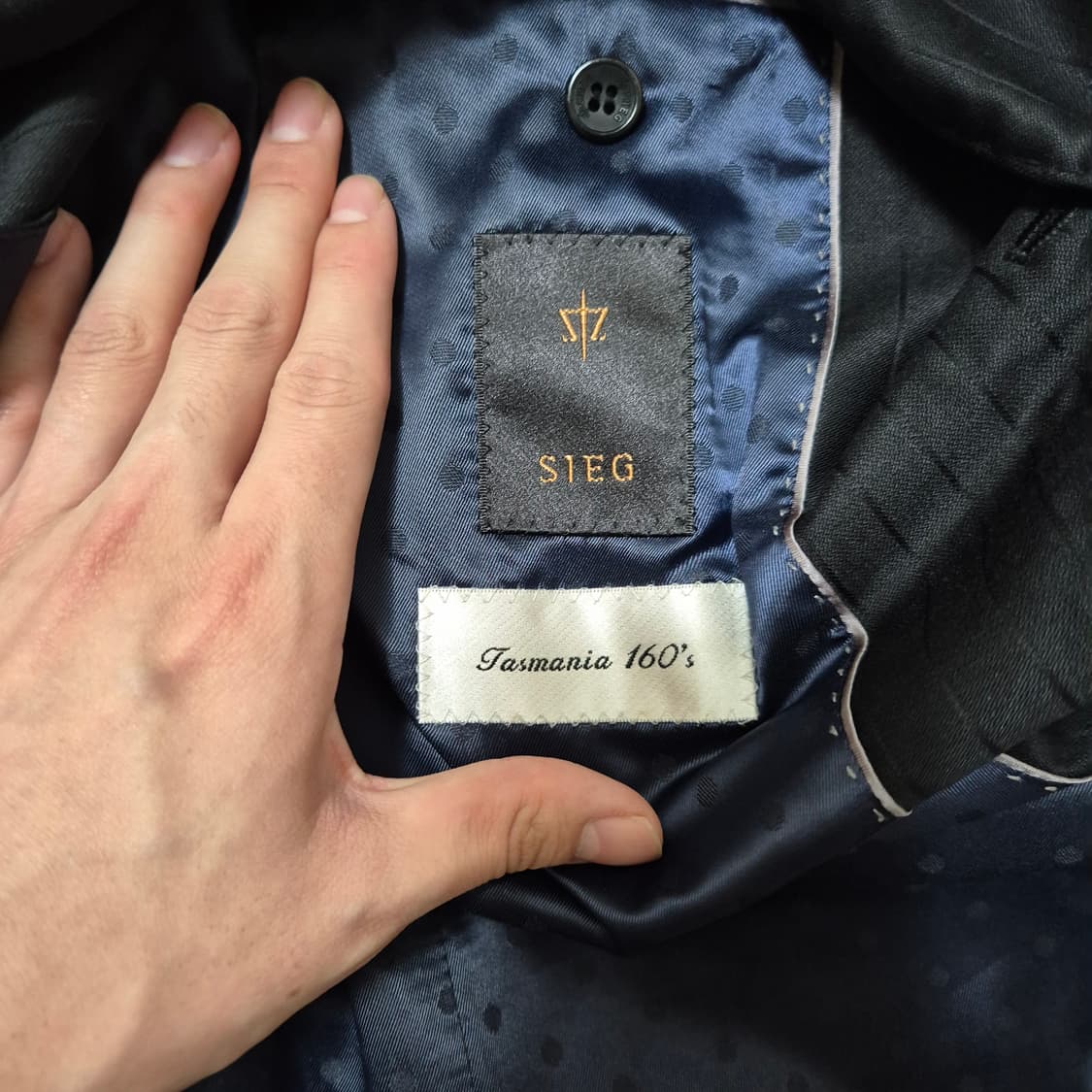 지이크 남성 모직 싱글 블레이저 정장자켓 상품이미지5