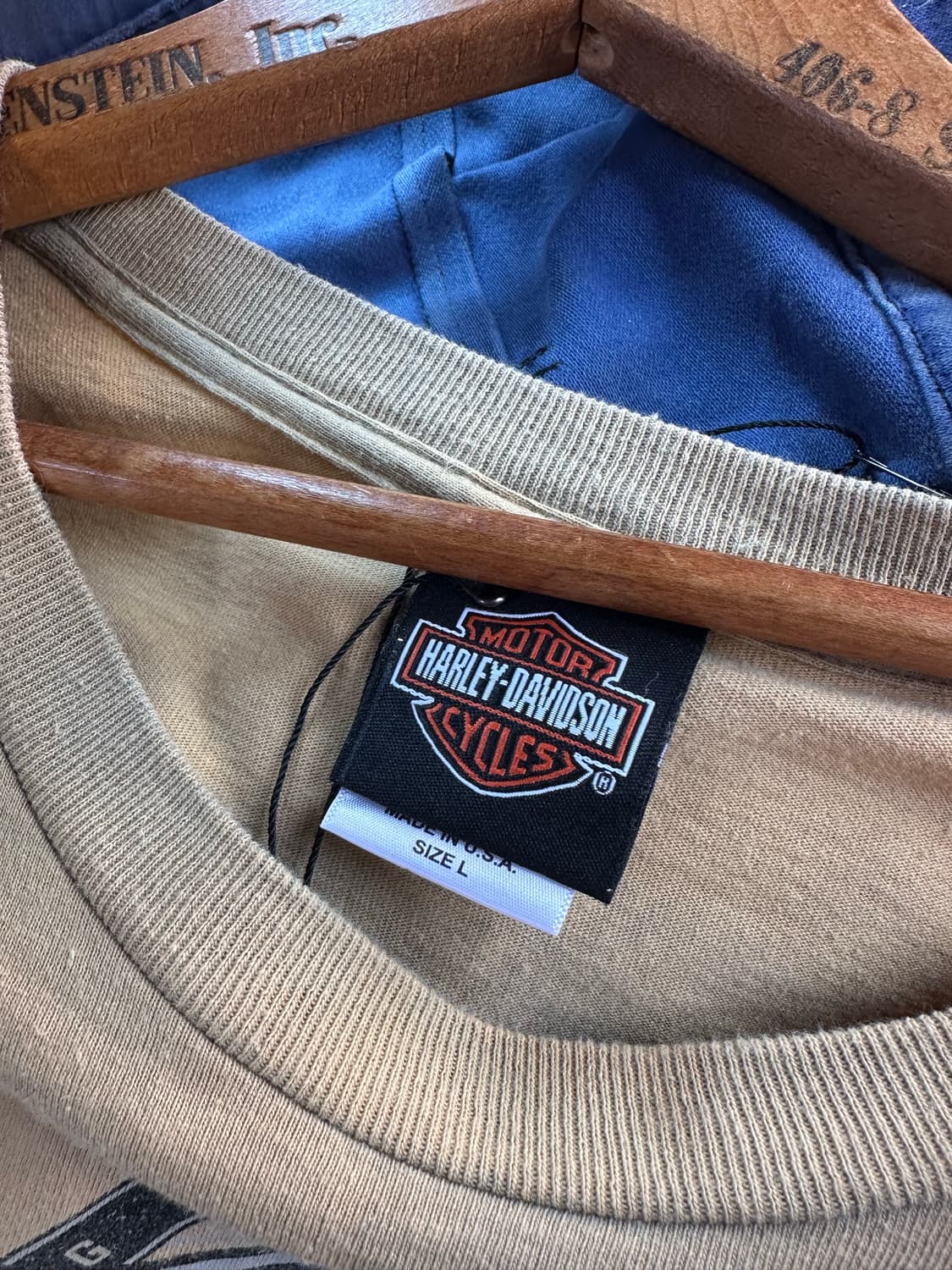 할리데이비슨 페이드 프린팅 롱슬리브 티셔츠 2007 made in usa 상품이미지10