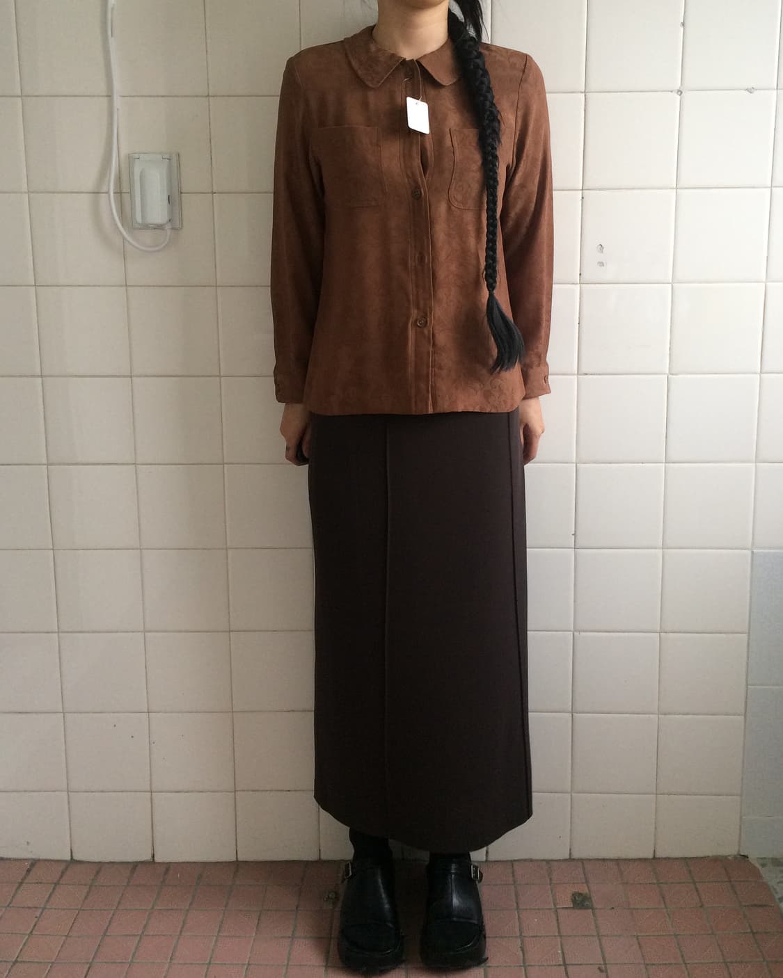 Flow long skirt 상품이미지5