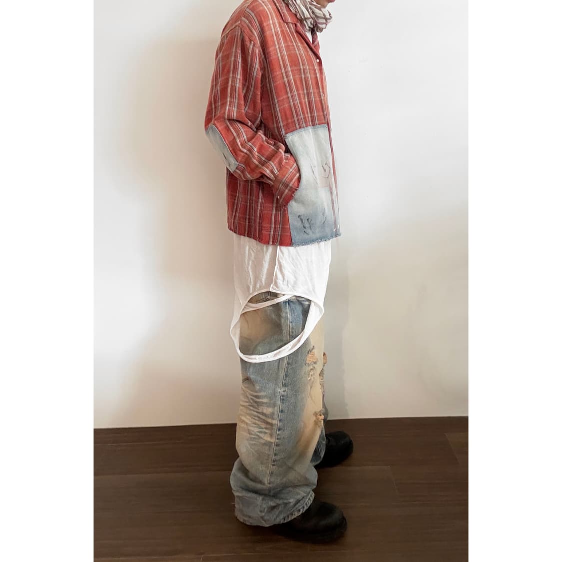 Found Checkered Shirt 상품이미지2