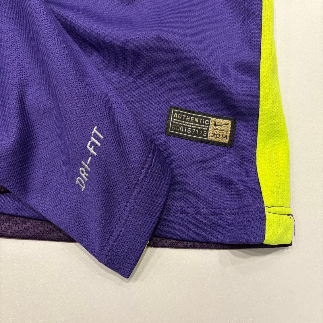 [XL] 나이키 14-15 맨시티 반팔 져지 퍼플 에티하드 B770 상품이미지6