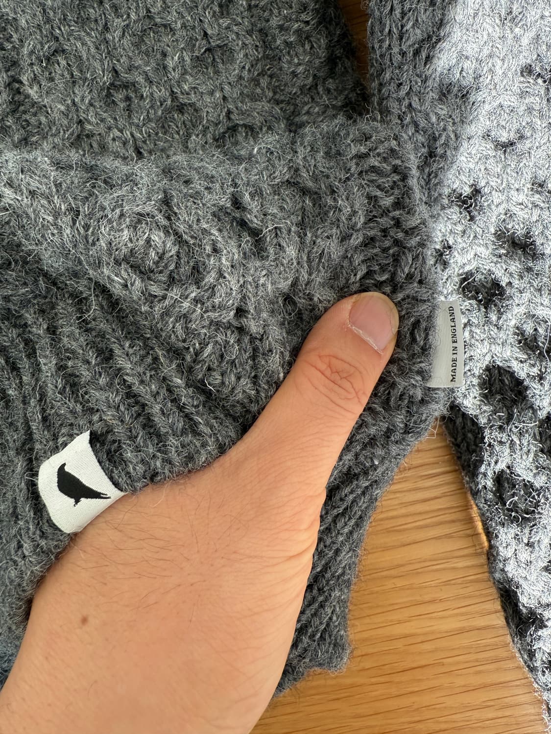 PEREGRINE 헤비울 아란 니트(ENGLAND) 상품이미지6