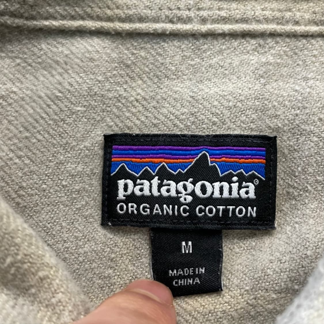 95-100 파타고니아 오가닉 코튼 플란넬 체크 셔츠 상품이미지3