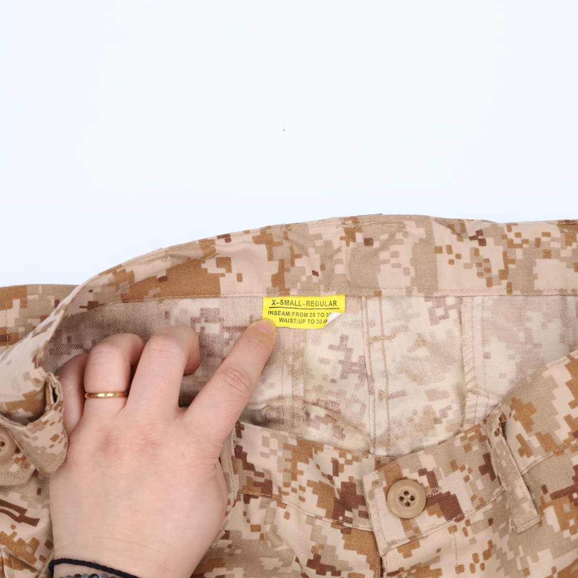 XS 빈티지 미해병대 전투 바지 0413M 상품이미지4