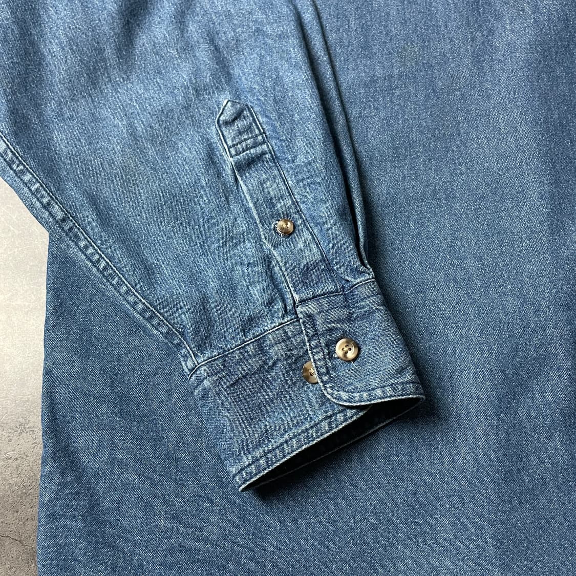 VANTAGE APPAREL 빈티지 데님 코튼 셔츠 A00519 상품이미지6