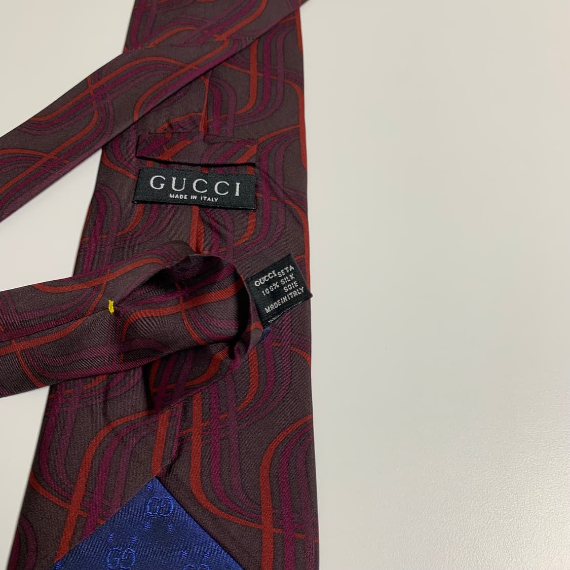 구찌(GUCCI) 명품넥타이 새상품급 정장룩코디 S등급 9.5cm 상품이미지7
