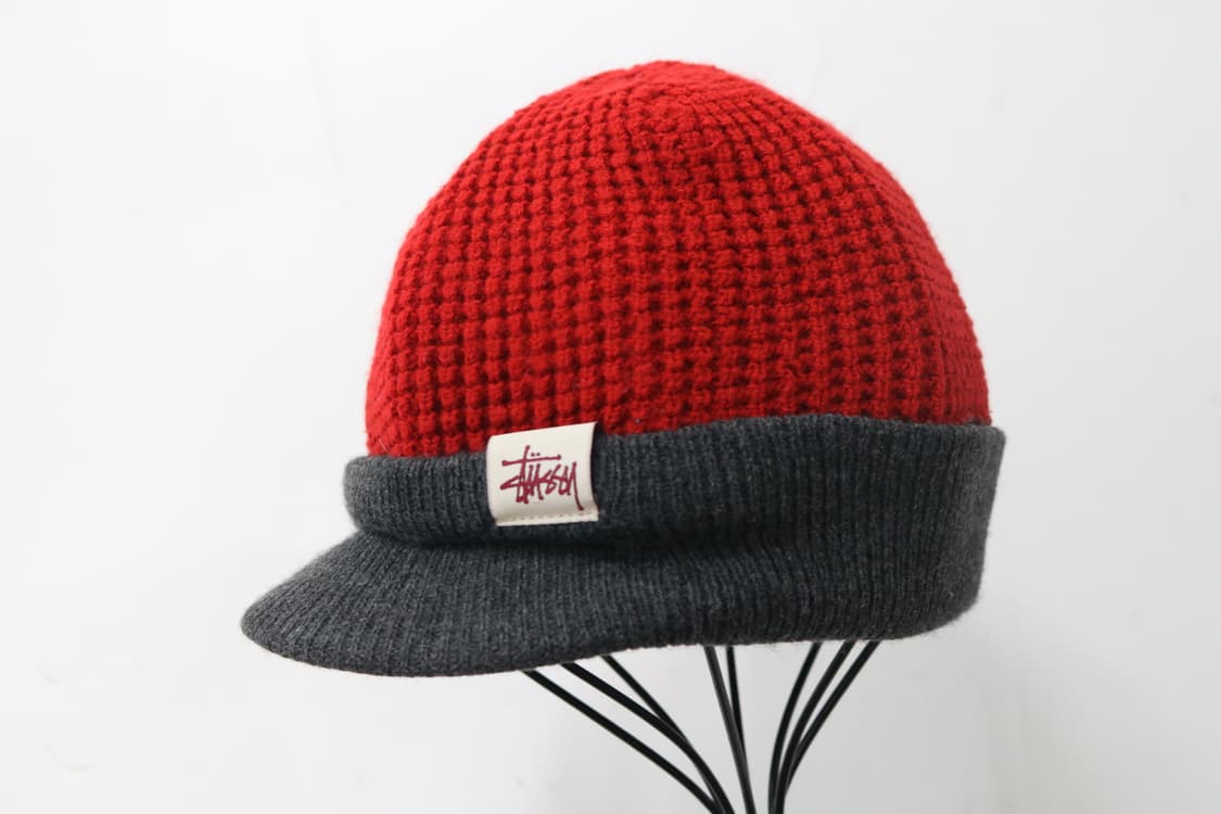 올드 스투시 90s 미국 생산 와플 비저니 비니 상품이미지3