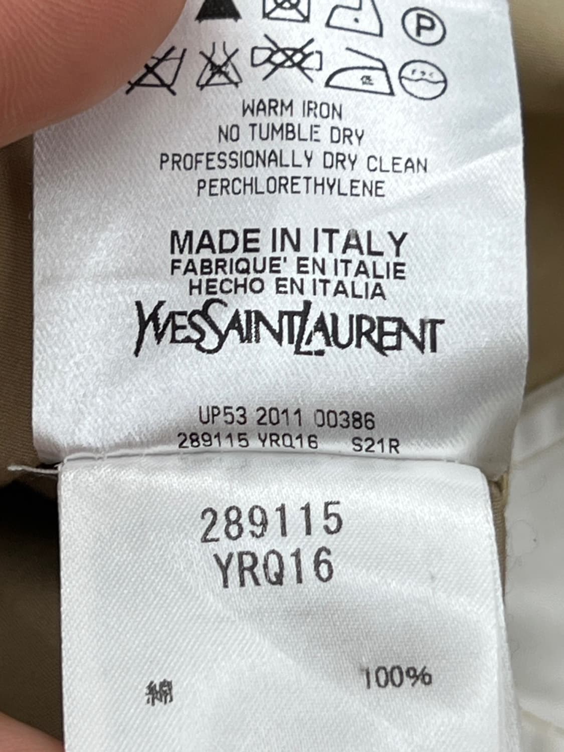 입생로랑 아카이브 유틸리티 셔츠 상품이미지9