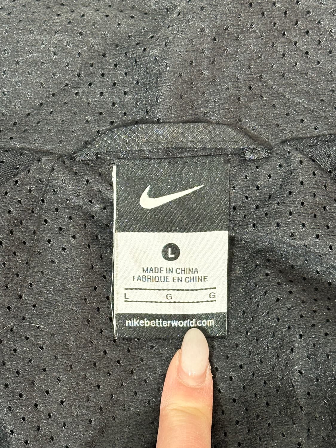 나이키 블랙 블루 사이드 라인 바람막이 자켓  상품이미지7