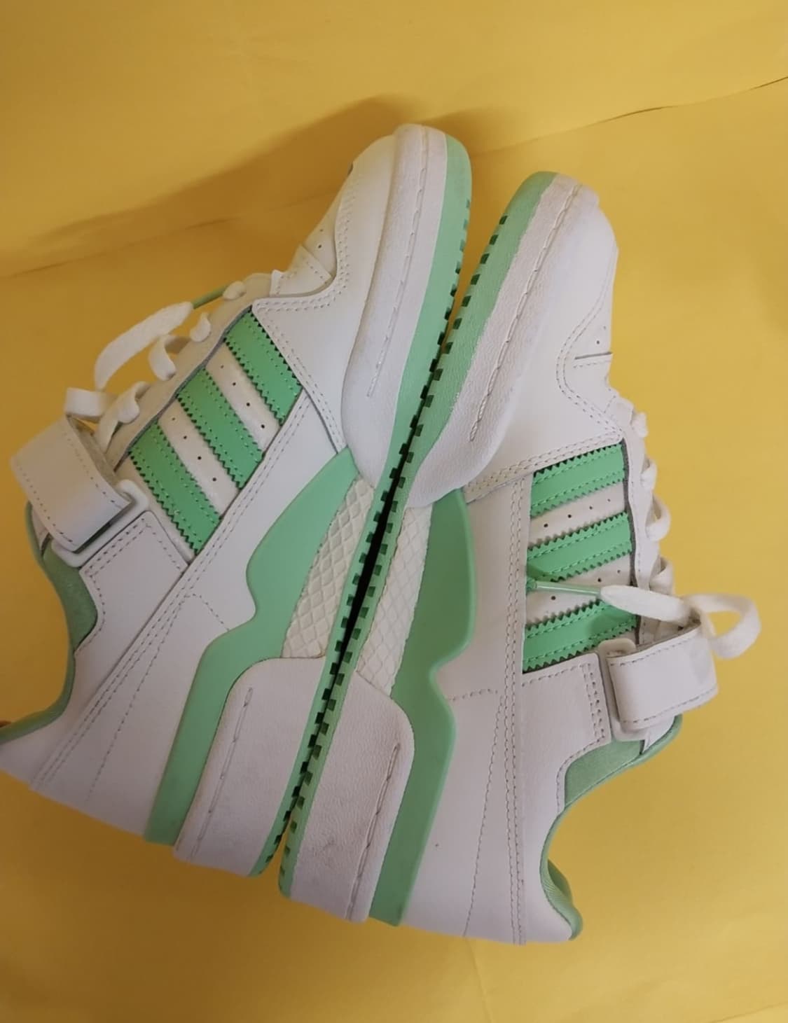 여성 아디다스 포럼 로우 클라우드 화이트 글로리 민트 운동화 (245) 상품이미지7