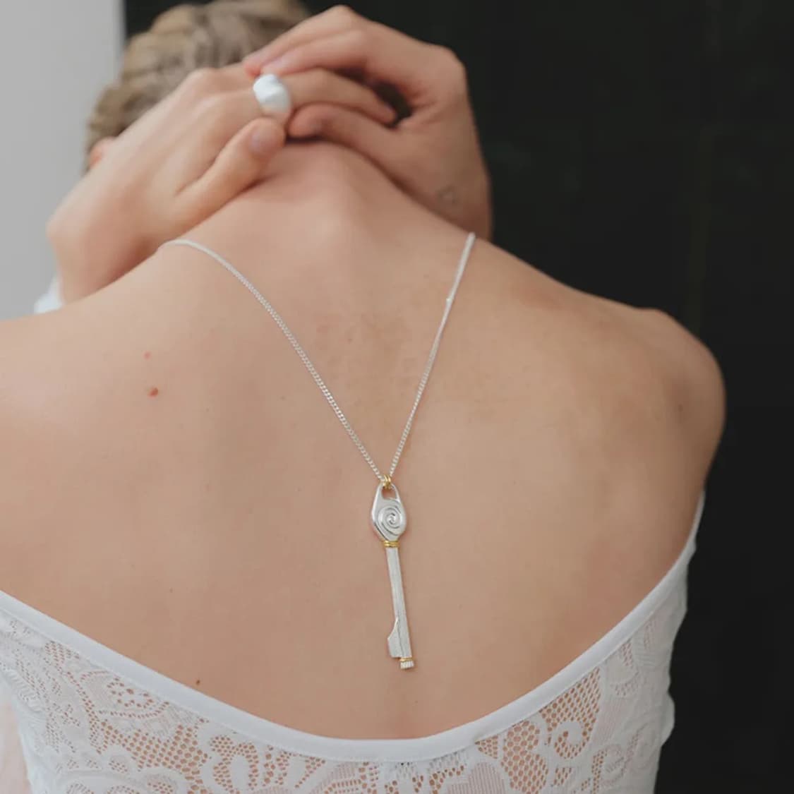 본에뜨 목걸이 Santal key neckless 925 silver 상품이미지1