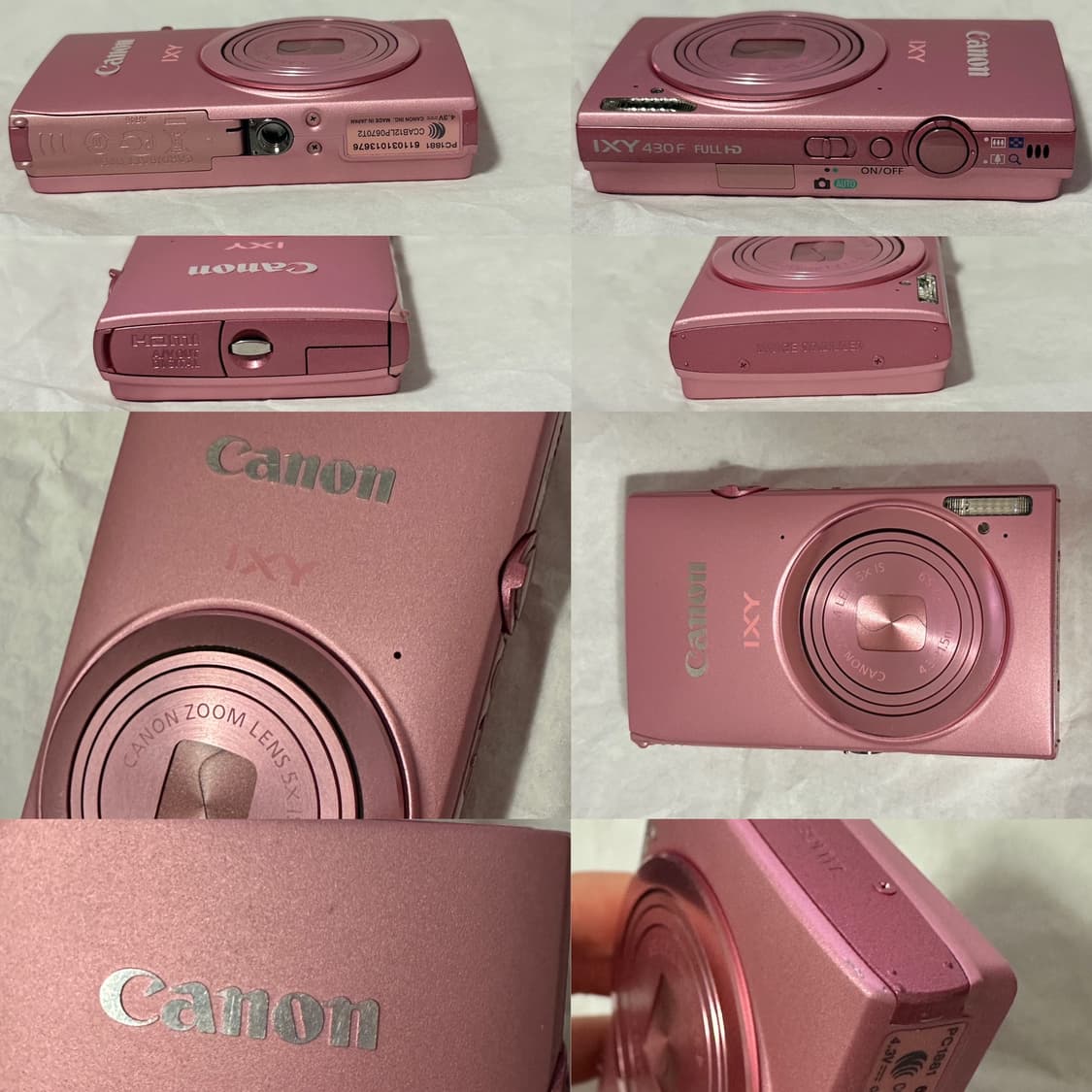 벚꽃핑크디카🌸 캐논 익시 IXY 430F 익서스245hs 민트박스셋 상품이미지10