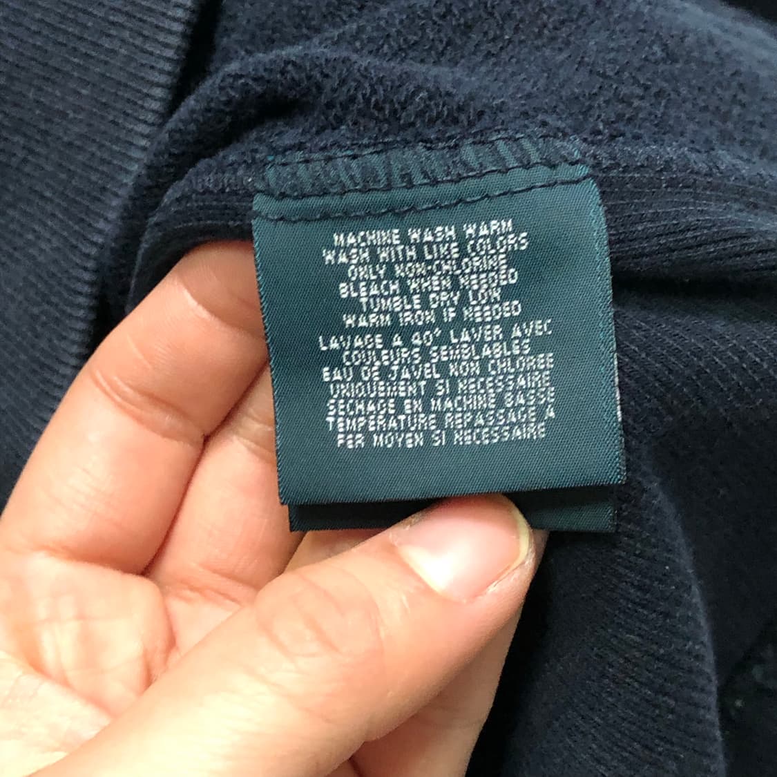 폴로 랄프로렌 LXVII 빅포니 네이비 후드티 상품이미지6