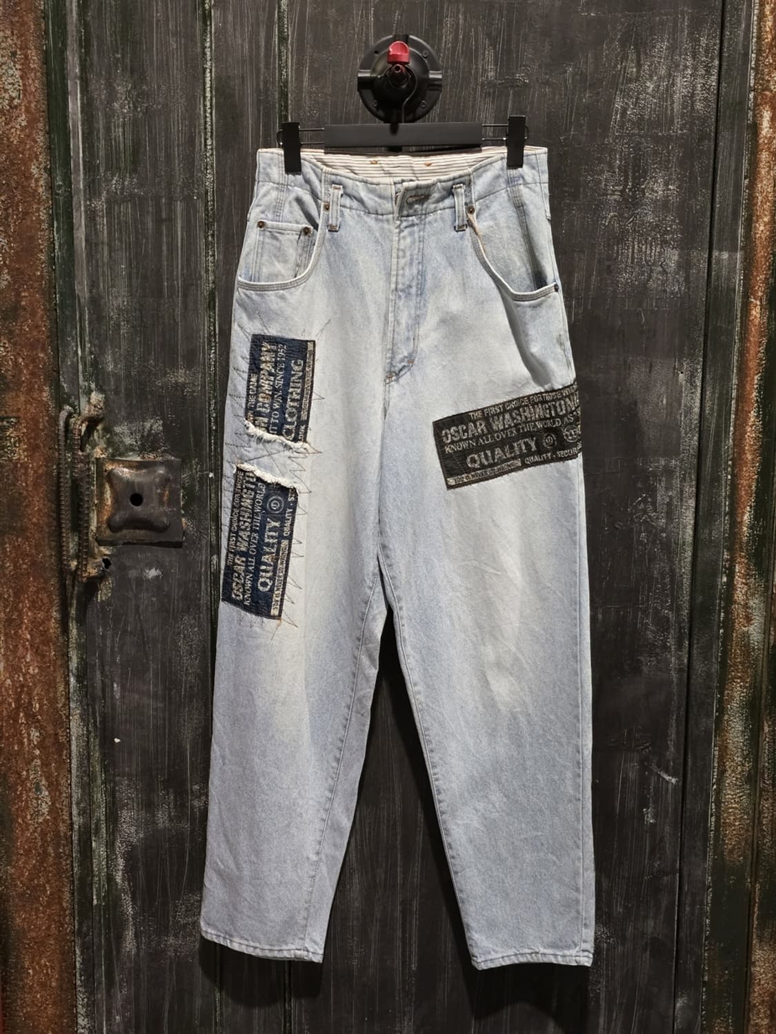 90s OSCAR WASHINGTON Patchwork Jeans 상품이미지1