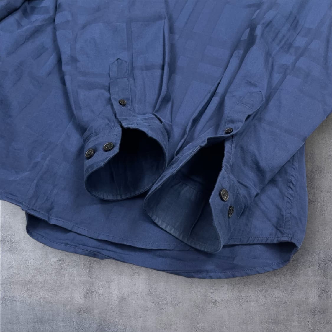 버버리 Burberry 네이비블루 노바체크 코튼 셔츠 XL 상품이미지7