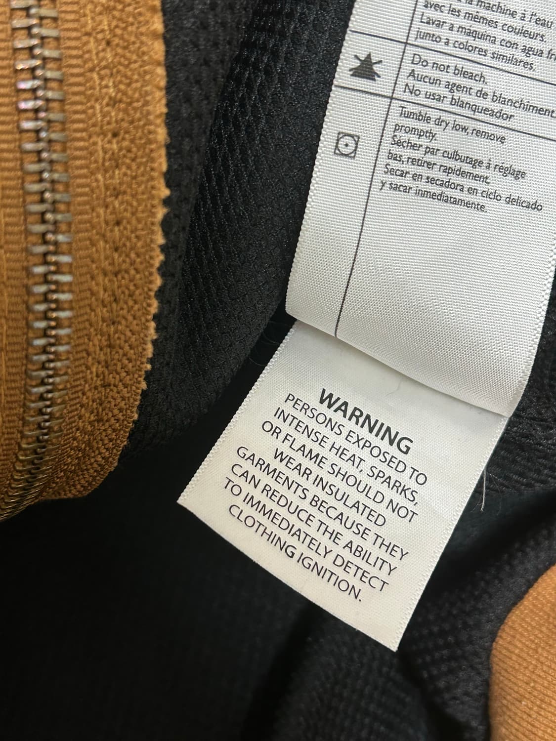 칼하트 브라운 써멀 후드집업 자켓 상품이미지9