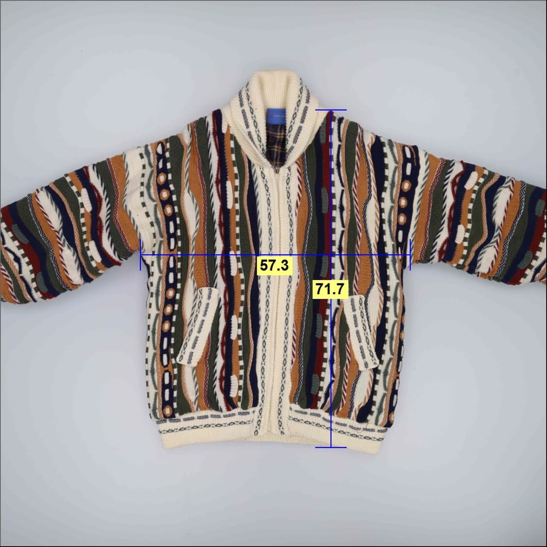 L정도 코코모 빈티지케이블 니트집업 0220H1 상품이미지5