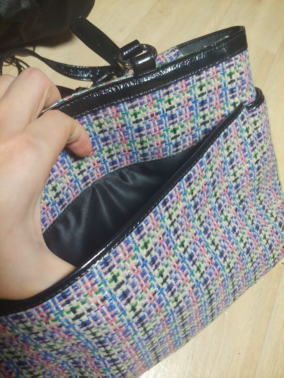 코치 트위드백 멀티컬러 m 상품이미지6