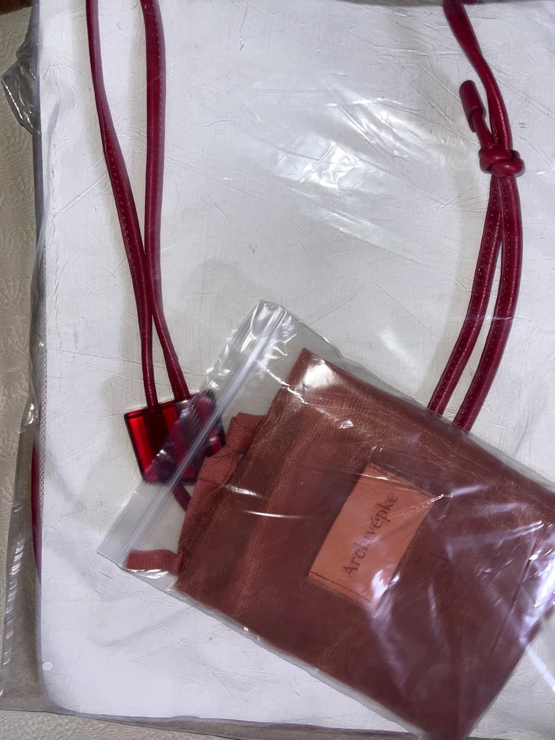 아카이브앱크 컨버스크로스백 레드 상품이미지6