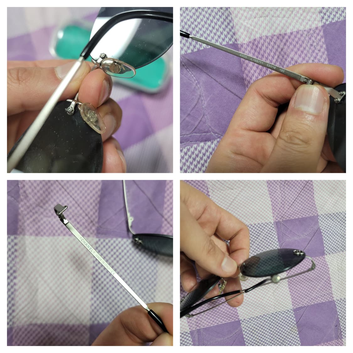 정품 샤넬 선글라스 수리용으로 판매합니다. 모델 번호는 c.103/71 상품이미지4