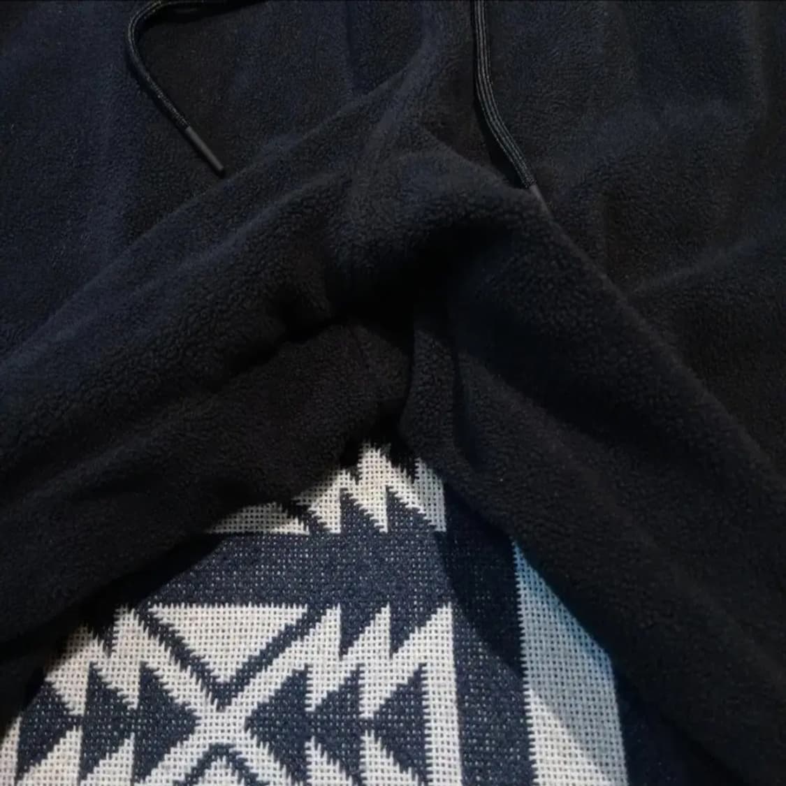 나이키 에어조던 블랙 플라이트 로고패치 플리스 후리스 밴딩 스웻팬츠 트레 상품이미지3