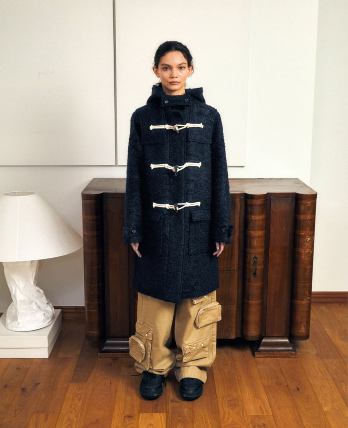 로레일즈 후드 더플 코트 상품이미지2