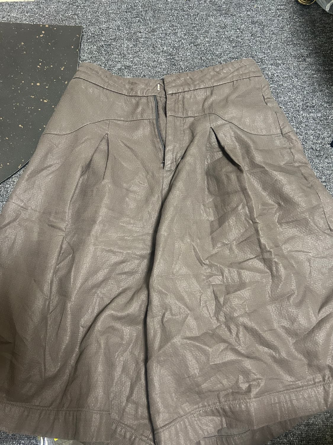 트리밍버드 Curve Line Half Pants Brown 상품이미지4