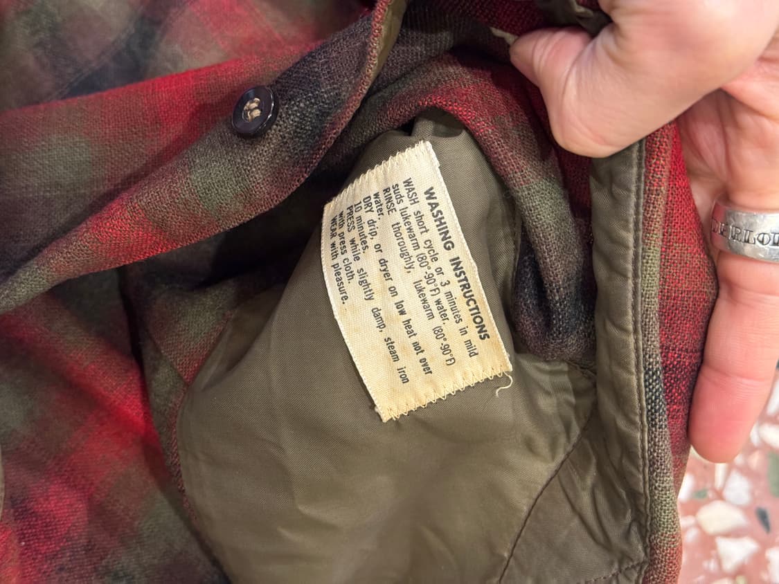 50s 펜들턴 옴브레 로지 셔츠 (M) 상품이미지5