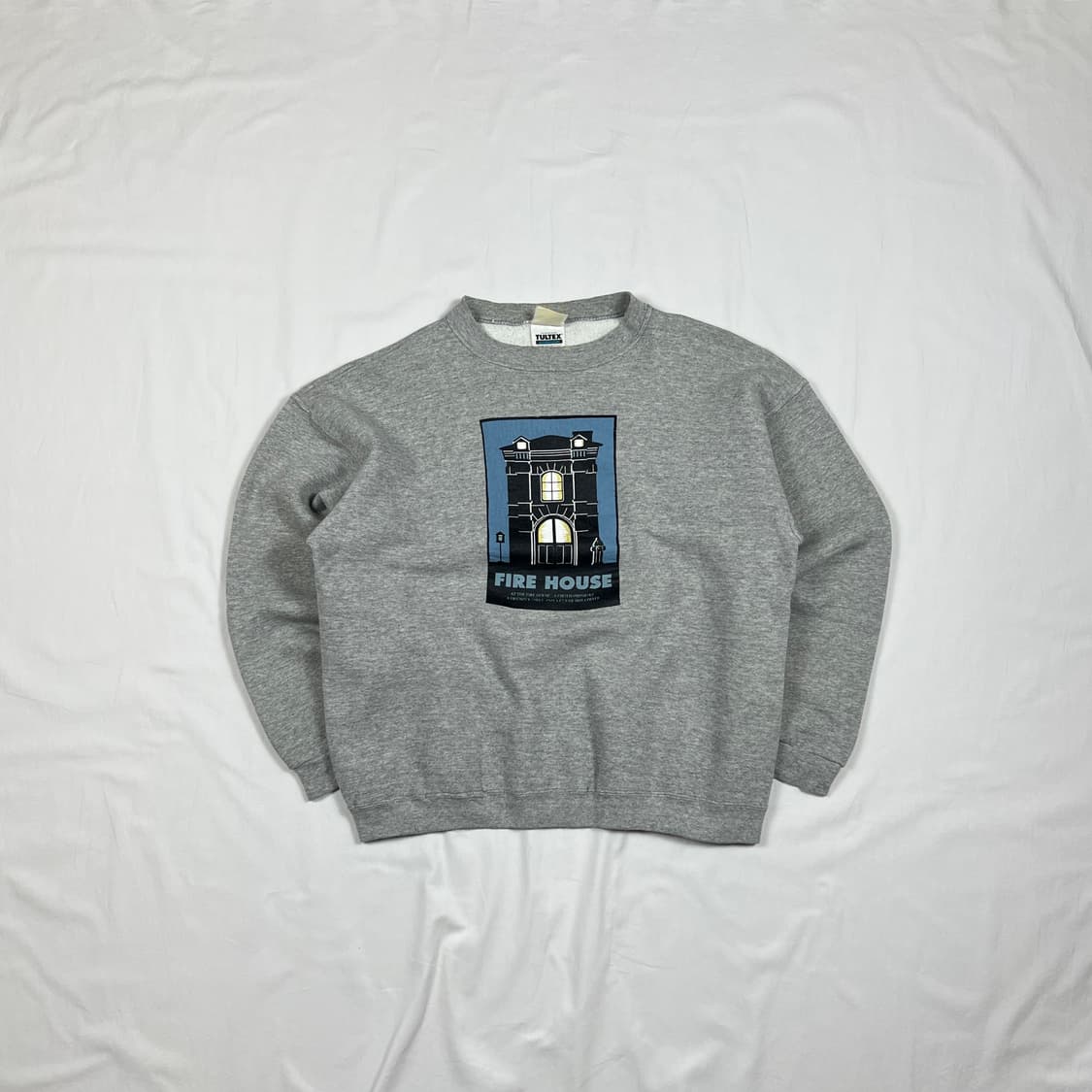 90‘s 고스트버스터즈 파이어하우스 프린트 스웻셔츠 맨투맨 상품이미지1