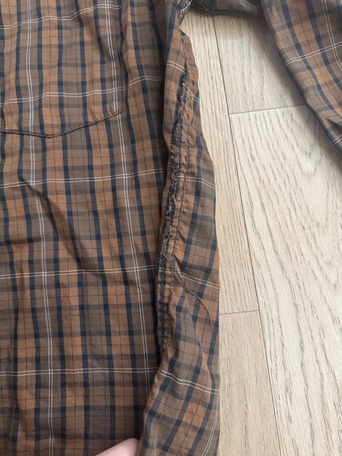 꼼데가르송 옴므 체크 셔츠 상품이미지9