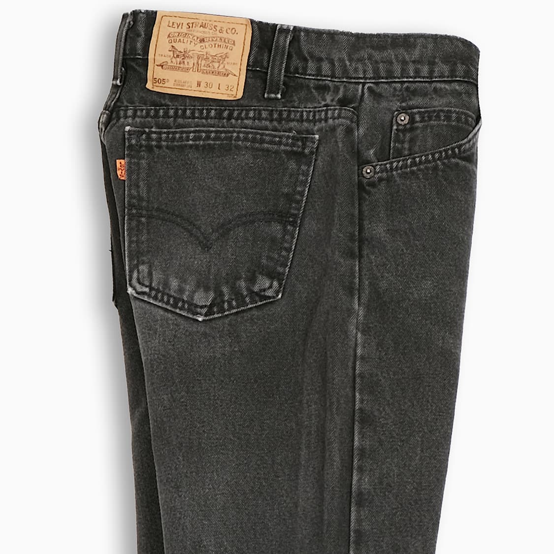 리바이스 505 오렌지탭 흑청 90sUSA 29 인치 OR5053037 상품이미지5